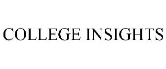 COLLEGE INSIGHTS