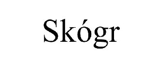 SKÓGR