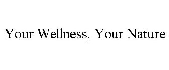 YOUR WELLNESS, YOUR NATURE