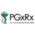 PGXRX LET YOUR GENES PRESCRIBE