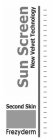 SUN SCREEN NEW VELVET TECHNOLOGY SECOND SKIN FREZYDERM