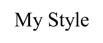 MY STYLE