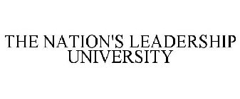 THE NATION'S LEADERSHIP UNIVERSITY