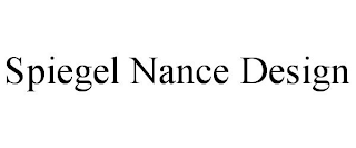 SPIEGEL NANCE DESIGN
