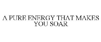 A PURE ENERGY THAT MAKES YOU SOAR