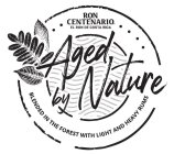 RON CENTENARIO EL RON DE COSTA RICA AGED BY NATURE. BLENDED IN THE FOREST WITH LIGHT AND HEAVY RUMS BY NATURE. BLENDED IN THE FOREST WITH LIGHT AND HEAVY RUMS