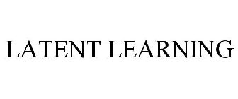LATENT LEARNING