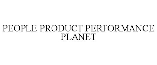PEOPLE PRODUCT PERFORMANCE PLANET