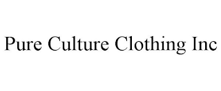 PURE CULTURE CLOTHING INC