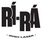 RÍ-RÁ · IRISH LAGER ·