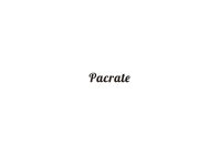 PACRATE
