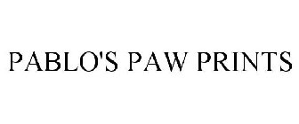 PABLO'S PAW PRINTS