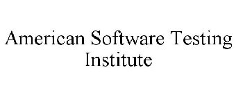 AMERICAN SOFTWARE TESTING INSTITUTE