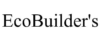 ECOBUILDER'S