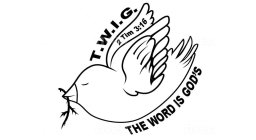 T.W.I.G.  2 TIM 3:16 THE WORD IS GOD'S
