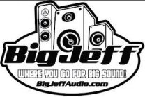 BIG JEFF WHERE YOU GO FOR BIG SOUND! BIGJEFFAUDIO.COM