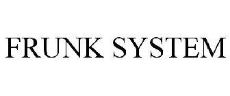 FRUNK SYSTEM