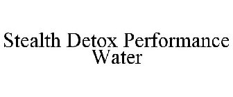 STEALTH DETOX PERFORMANCE WATER