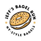 JEFFS BAGEL RUN · NY · STYLE BAGELS ·