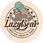 LAZYBEAR CREAMERY BEST ICE CREAM IN TOWN