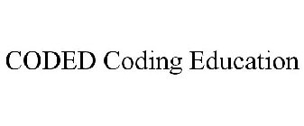 CODED CODING EDUCATION