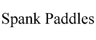 SPANK PADDLES