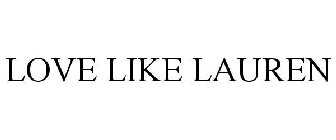 LOVE LIKE LAUREN