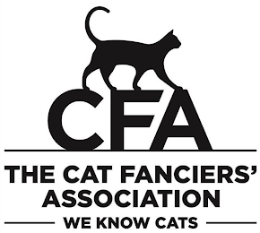 CFA THE CAT FANCIERS' ASSOCIATION WE KNOW CATS