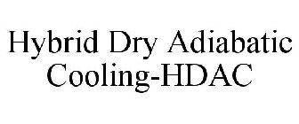 HYBRID DRY ADIABATIC COOLING-HDAC