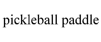 PICKLEBALL PADDLE