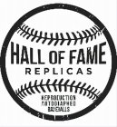 HALL OF FAME REPLICAS REPRODUCTION AUTOGRAPHED BASEBALLS