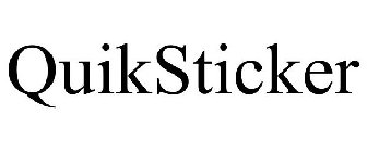 QUIKSTICKER