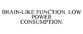 BRAIN-LIKE FUNCTION. LOW POWER CONSUMPTION.