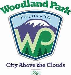 WOODLAND PARK COLORADO WP CITY ABOVE THE CLOUDS 1891CLOUDS 1891