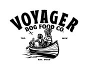 VOYAGER DOG FOOD CO. TRD MRK EST. 2023