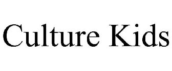 CULTURE KIDS