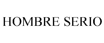 HOMBRE SERIO