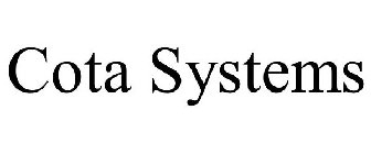 COTA SYSTEMS
