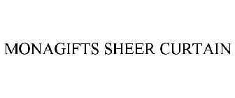 MONAGIFTS SHEER CURTAIN