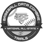 BASEBALL DATA COMBINE NATIONAL ALL-STATE TRIALS, BDC BASEBALL DATA COMBINETRIALS, BDC BASEBALL DATA COMBINE