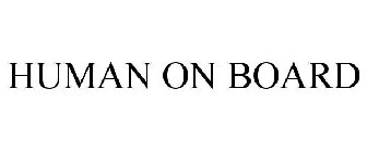 HUMAN ON BOARD