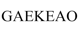 GAEKEAO