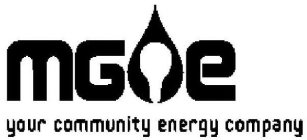 MG E YOUR COMMUNITY ENERGY COMPANY