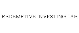 REDEMPTIVE INVESTING LAB
