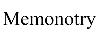 MEMONOTRY