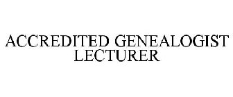 ACCREDITED GENEALOGIST LECTURER