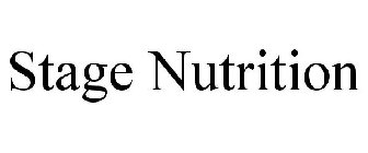 STAGE NUTRITION