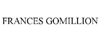 FRANCES GOMILLION