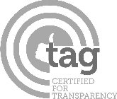 TAG CERTIFIED FOR TRANSPARENCY