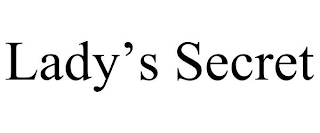 LADY'S SECRET